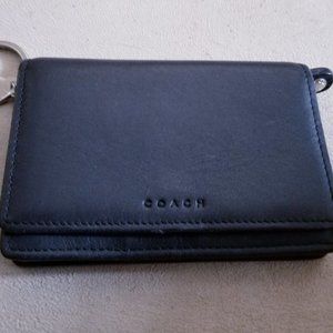 Coach Vintage Black Leather Wallet